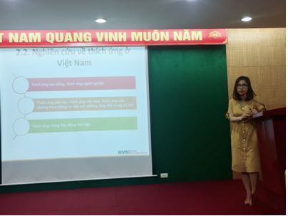 ThS. Trần Thị Thanh Tâm trình bày kết quả nghiên cứu